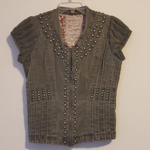 Guess Charcoal Grey Moto Jacket